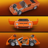 Mattel Brick Shop x Hot Wheels Lamborghini Miura P400 SV Building Collectible Set