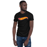 Hot Wheels Core Logo Short-Sleeve Black Unisex T-Shirt