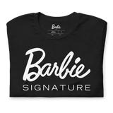 Barbie Signature Logo Unisex Black T-Shirt