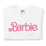 Barbie Classic Logo Unisex White T-Shirt