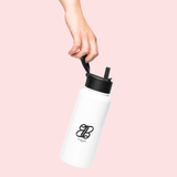 Barbie Signature Limited Edition Water Bottle With Straw – White