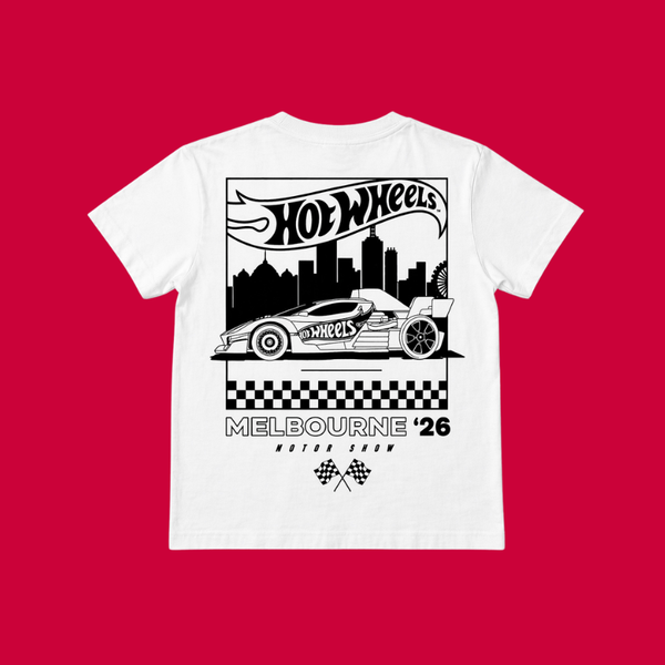 Image for Hot Wheels Melbourne Motor Show 2026 Kids T-Shirt Product
