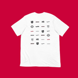 Hot Wheels Logos White T-Shirt