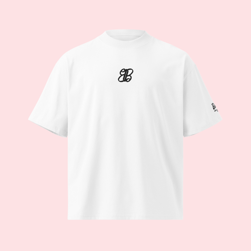 Barbie Signature Organic Oversized High Neck T-Shirt – Limited Edition – White