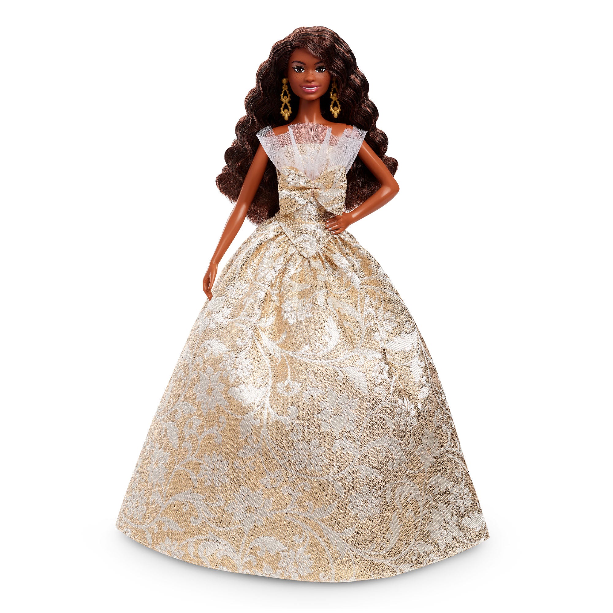 barbie in white dress 2025 Holiday Barbie Doll 4 – Mattel Creations Australia