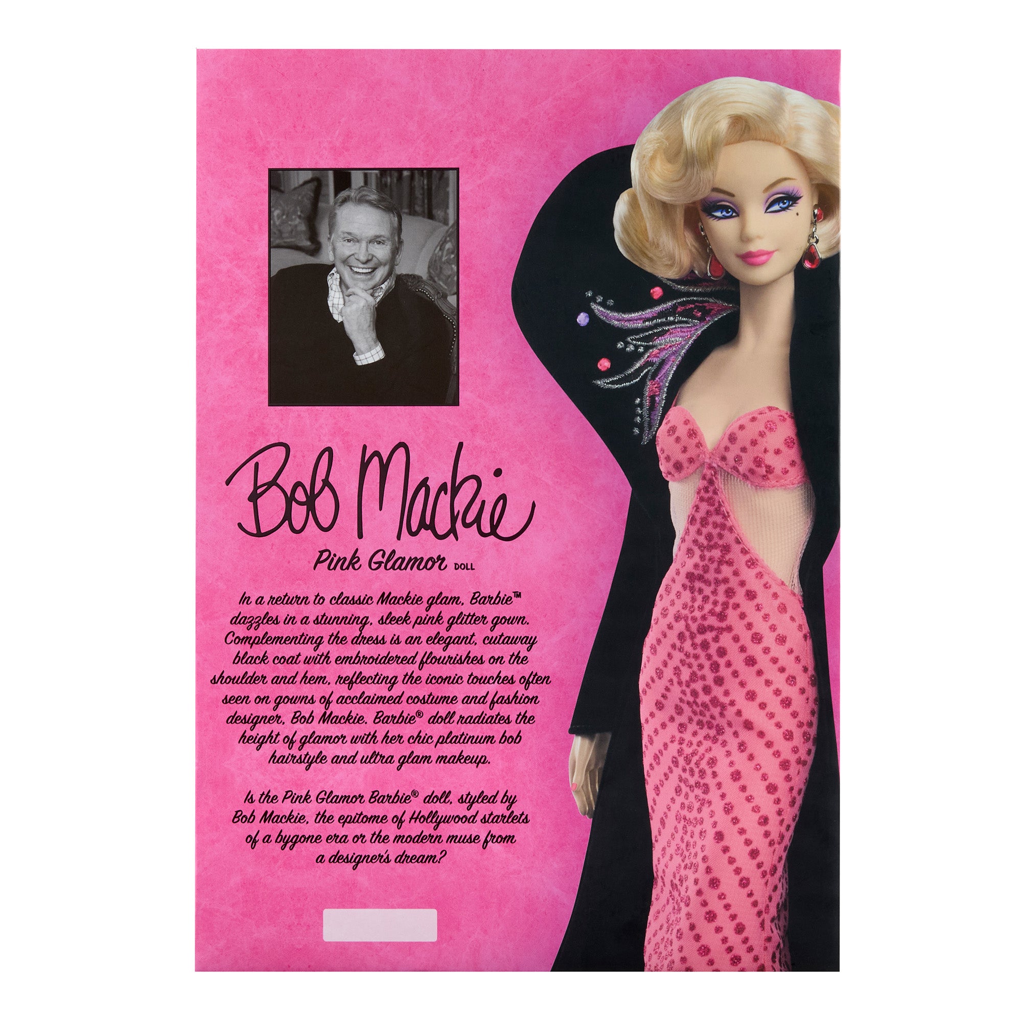 Barbie Signature Bob Mackie Pink Glamour Doll