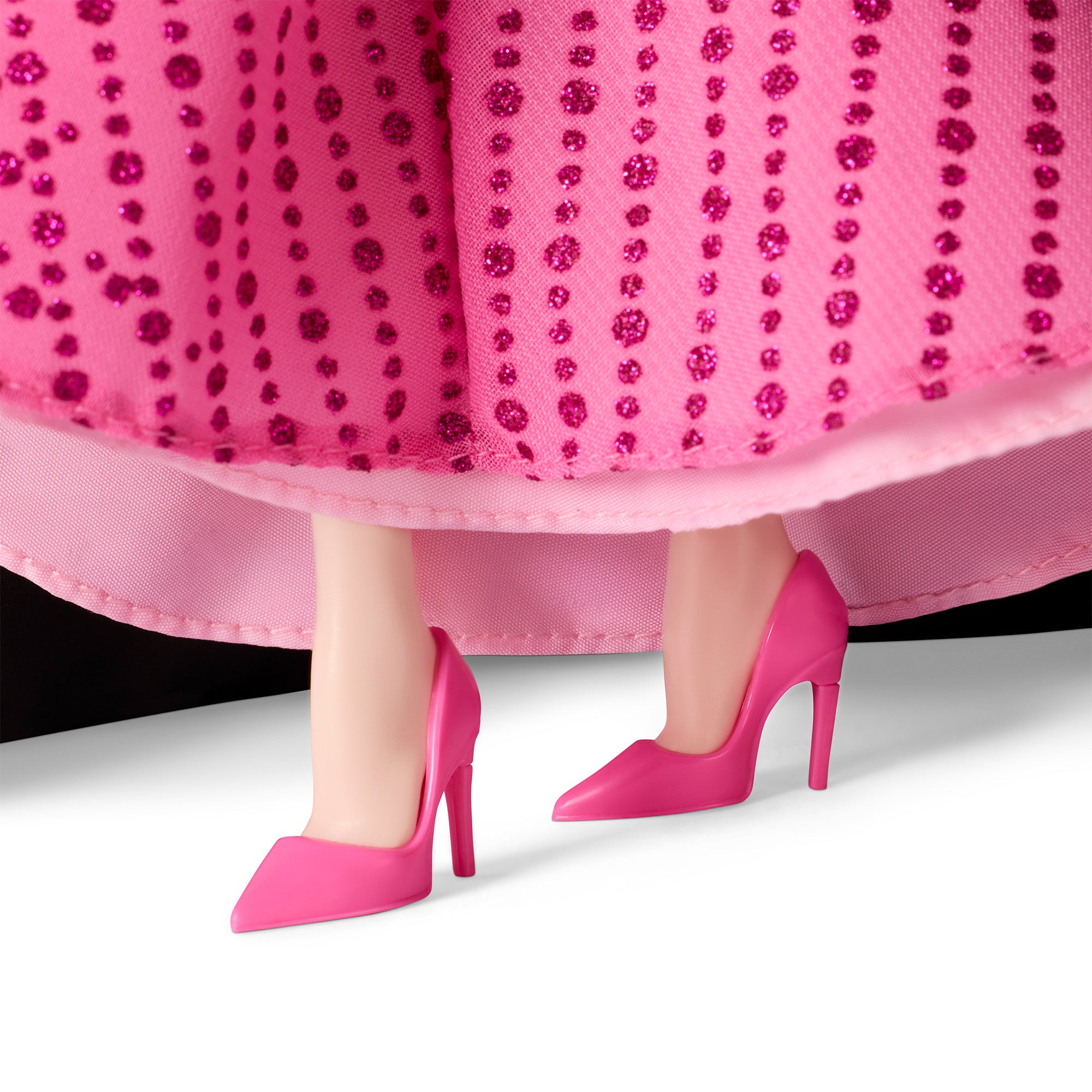pink polka dot dress barbie Pink Polka Dot Print Dress, for 1:6 Scale Dolls