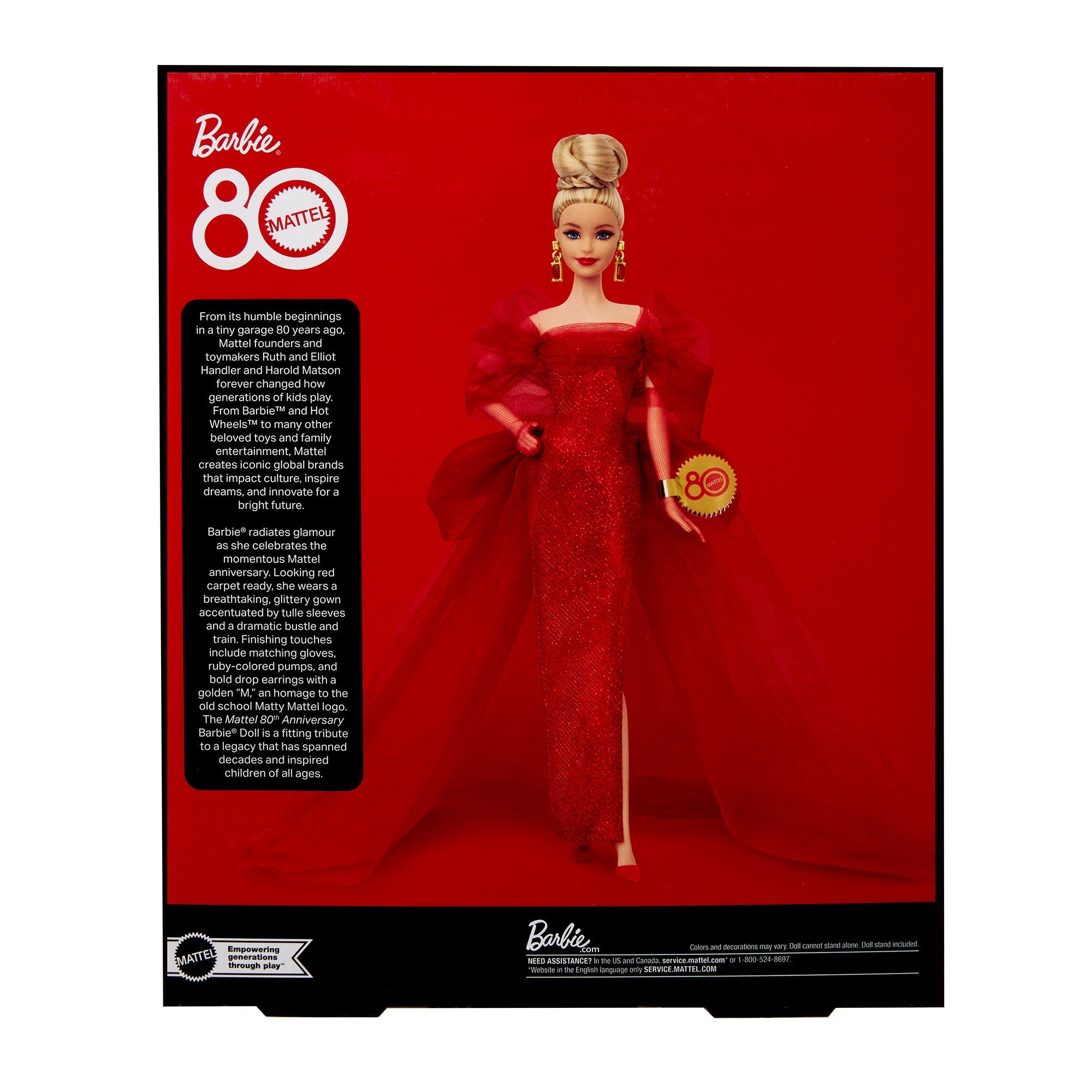 Barbie Signature Mattel 80th Anniversary Barbie Doll - Blonde