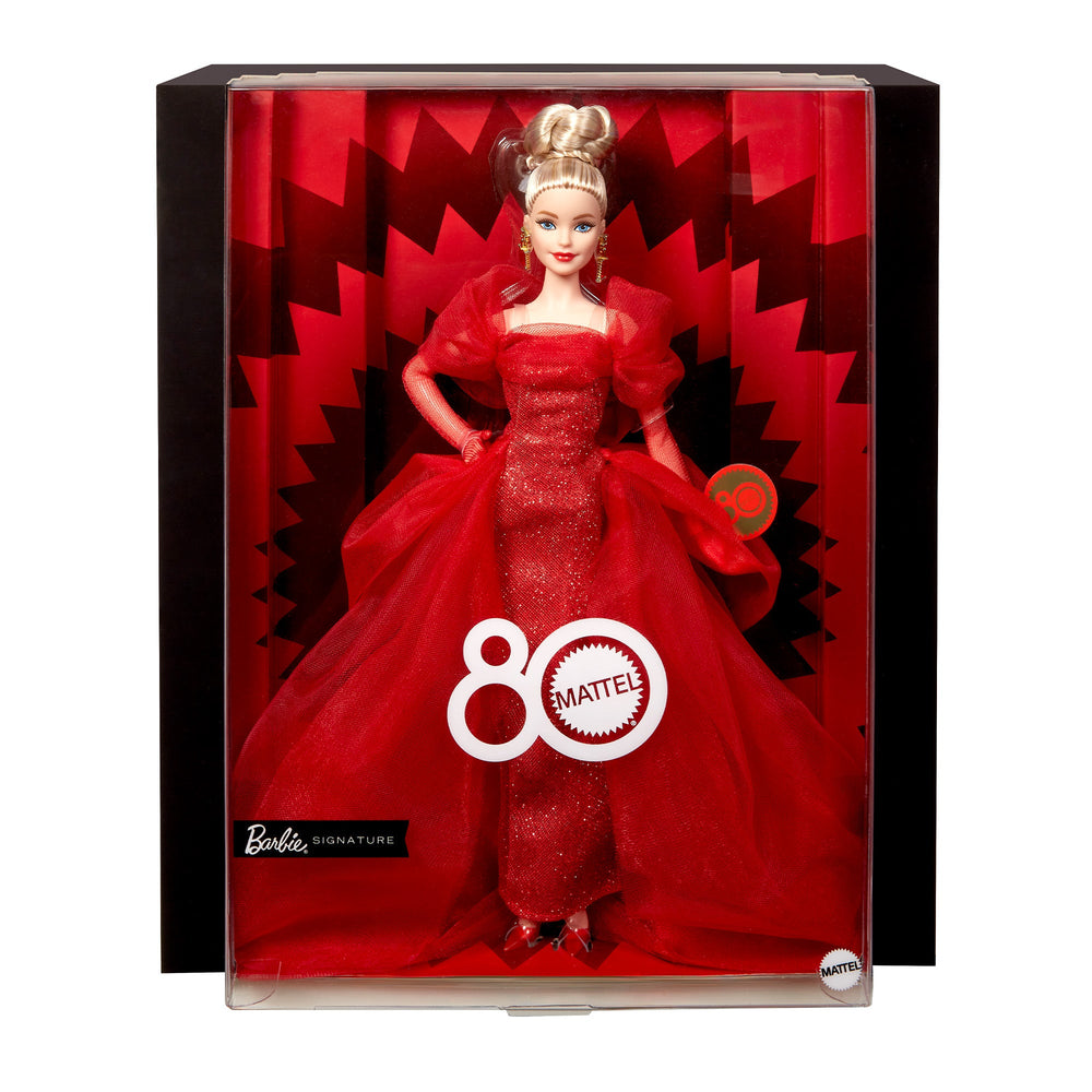 Barbie Signature Mattel 80th Anniversary Barbie Doll - Blonde