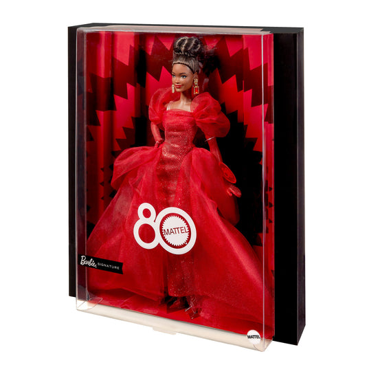 Barbie Signature Mattel 80th Anniversary Doll - Brunette