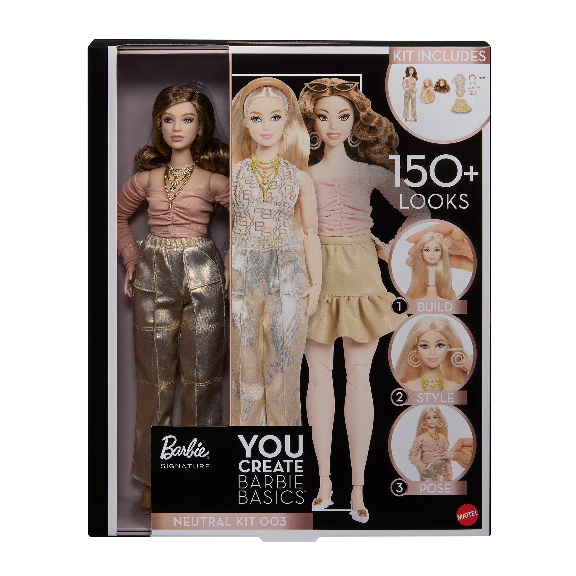 Barbie Signature You Create Barbie Basics Neutral Kit #3