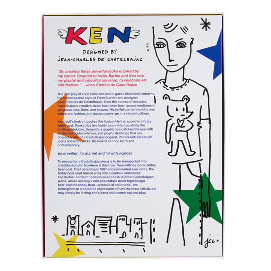 Ken x Jean-Charles de Castelbajac Doll