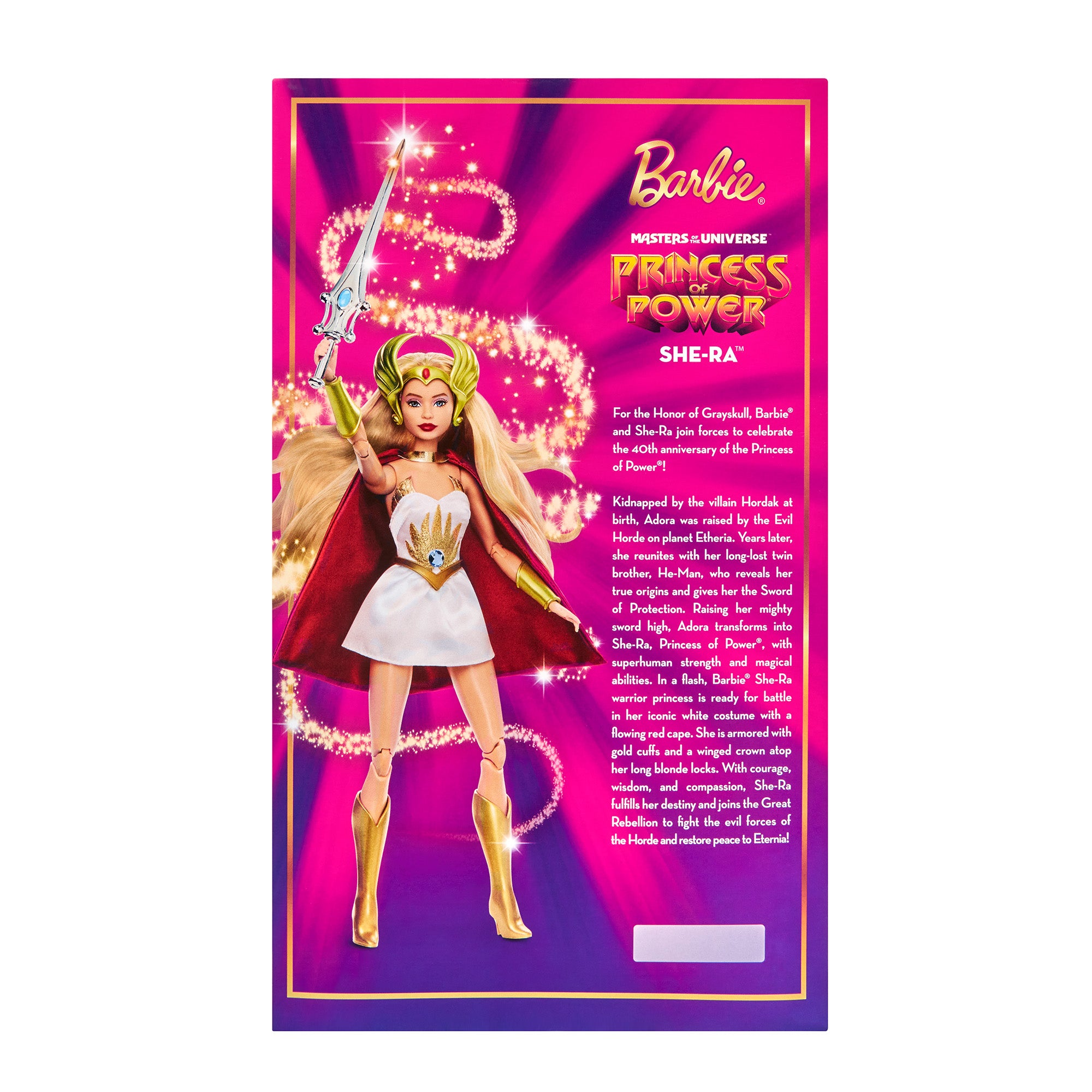 Barbie Masters of the Universe Princess of Power She-Ra Doll 