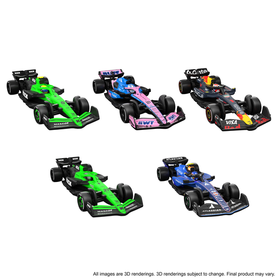 Bundle: Hot Wheels 2025 F1® Series Vehicles – Group 2