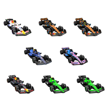 Bundle: Hot Wheels Formula 1 Collectible Team Cars - 8 Cars