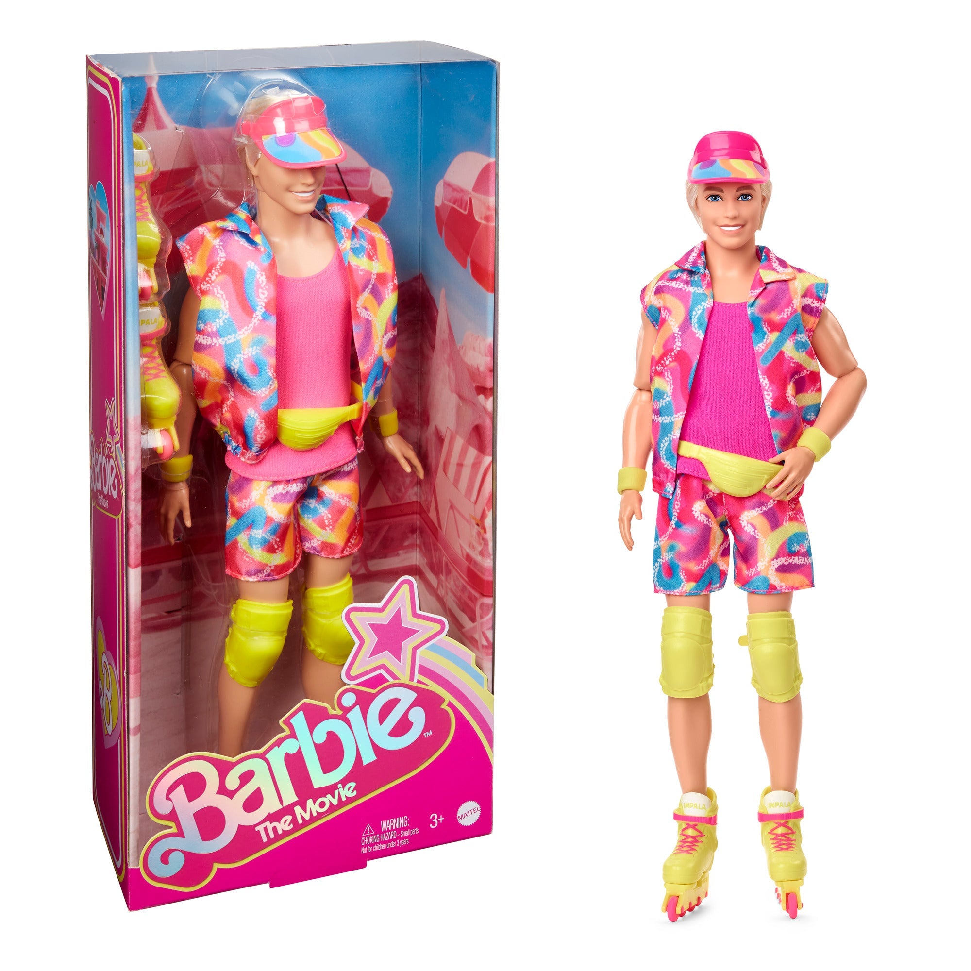 Barbie The Movie  Collectible Ken Doll in Inline Skating Outfit