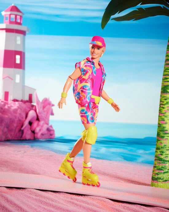 Barbie The Movie  Collectible Ken Doll in Inline Skating Outfit