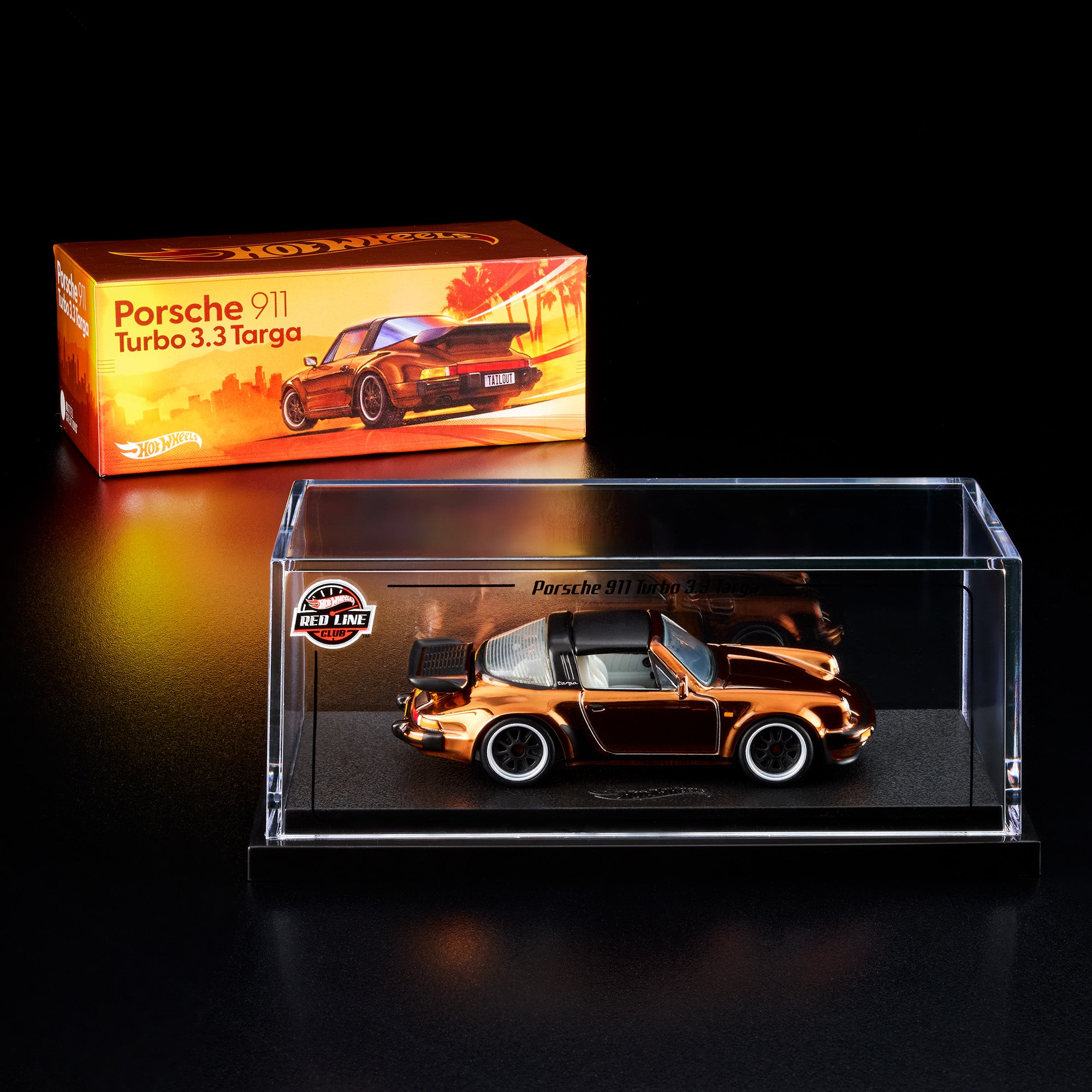Hot Wheels RLC Exclusive 1988 Porsche 911 Targa Turbo With CHASE