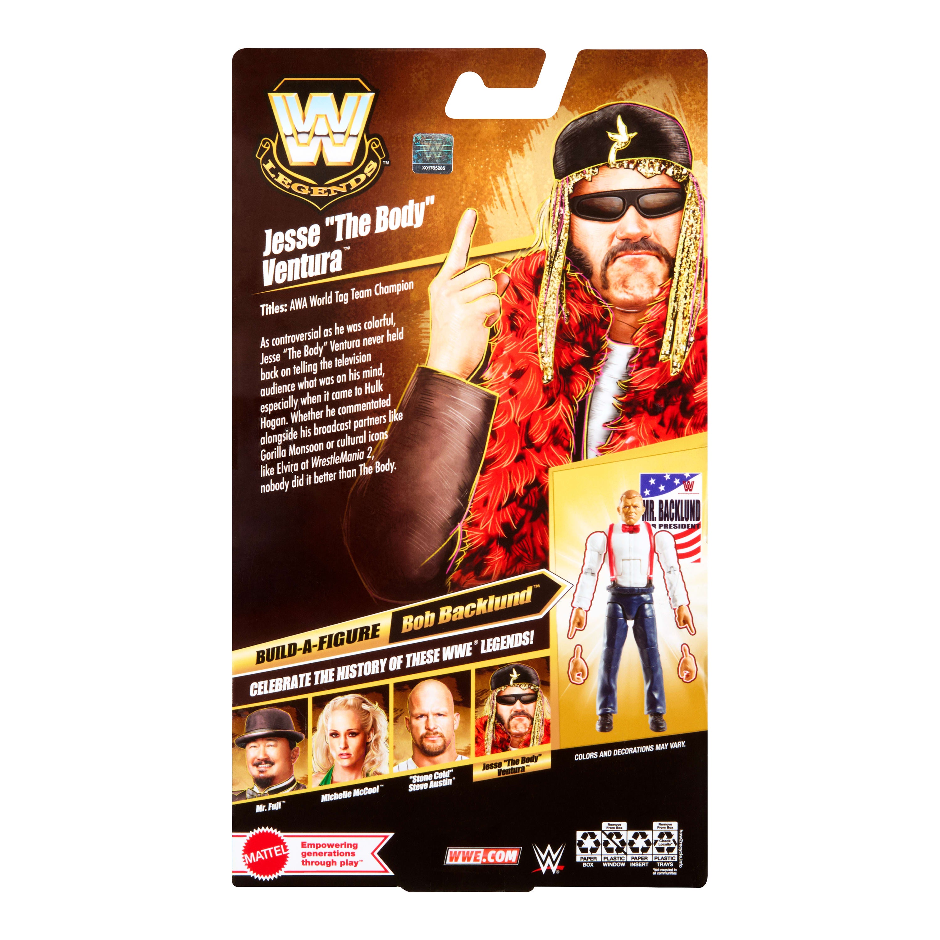 WWE Elite Legends Jesse “The Body” Ventura Action Figure