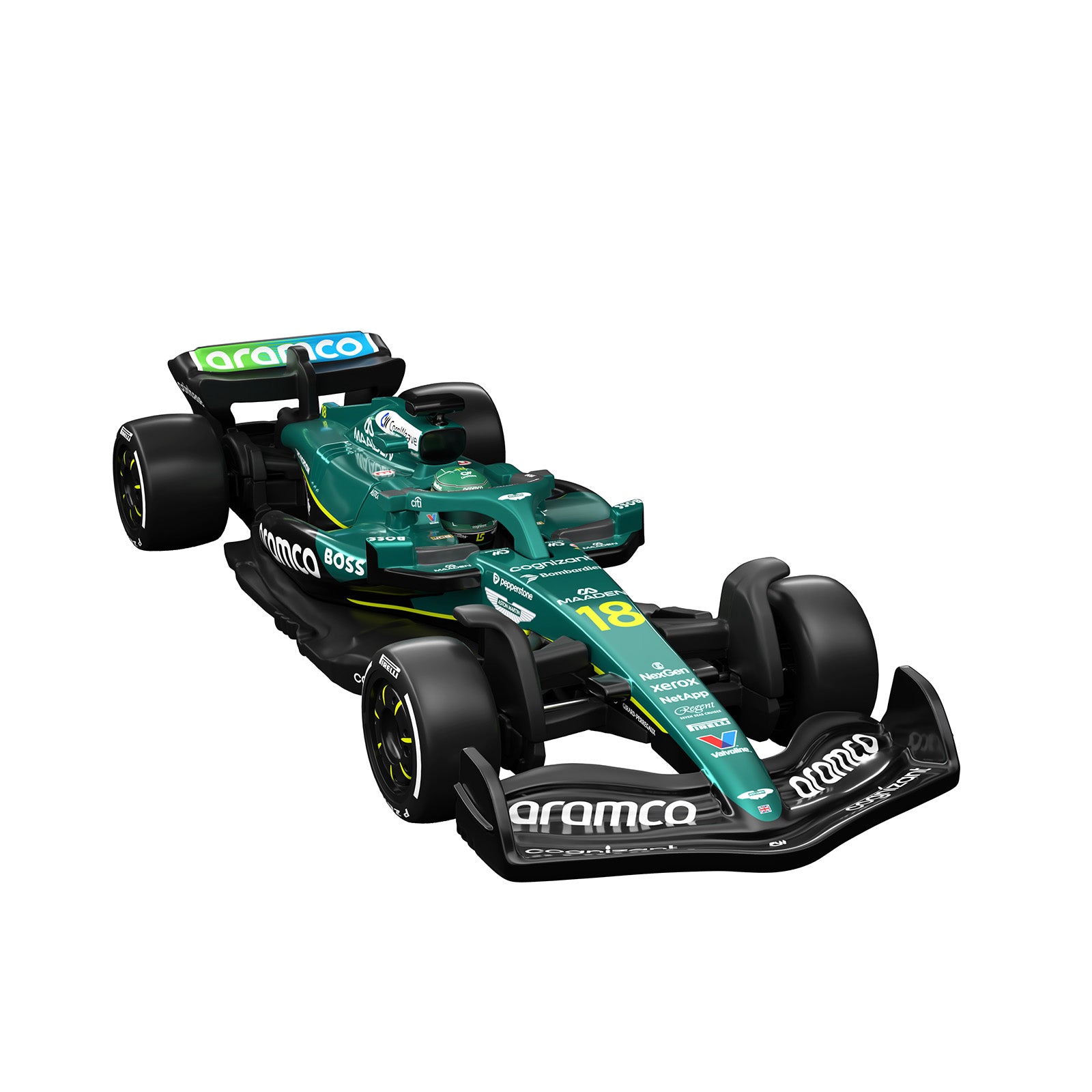 Hot Wheels Premium Collectible Aston Martin Aramco Formula One™ Team Car- Lance Stroll