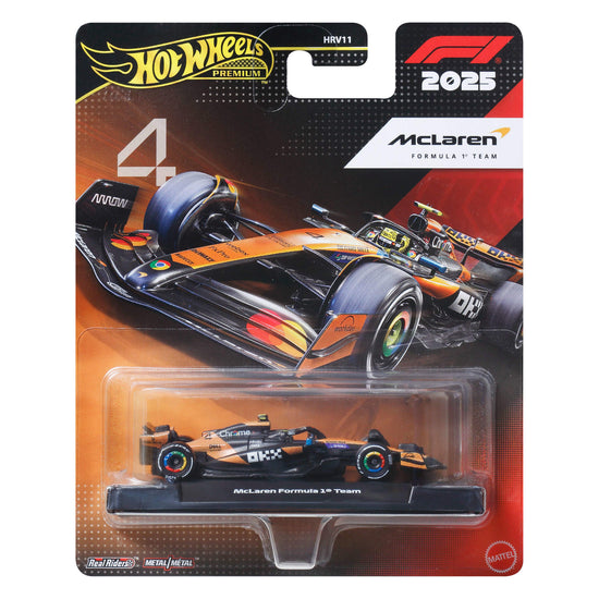 Hot Wheels Premium Collectible McLaren Formula 1® Team Car - Lando Norris