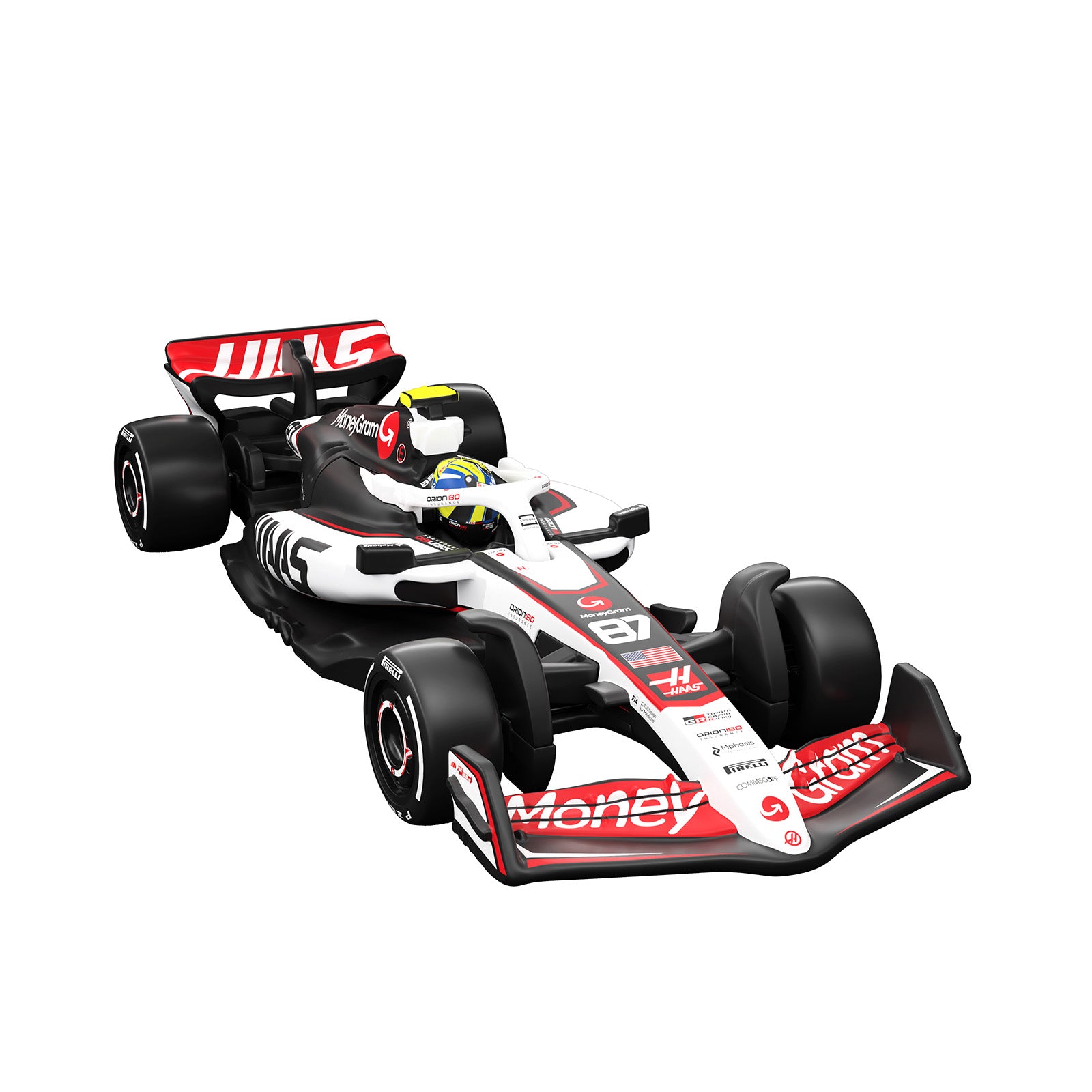 Hot Wheels Premium Collectible MoneyGram Haas F1® Team Car - Oliver Bearman