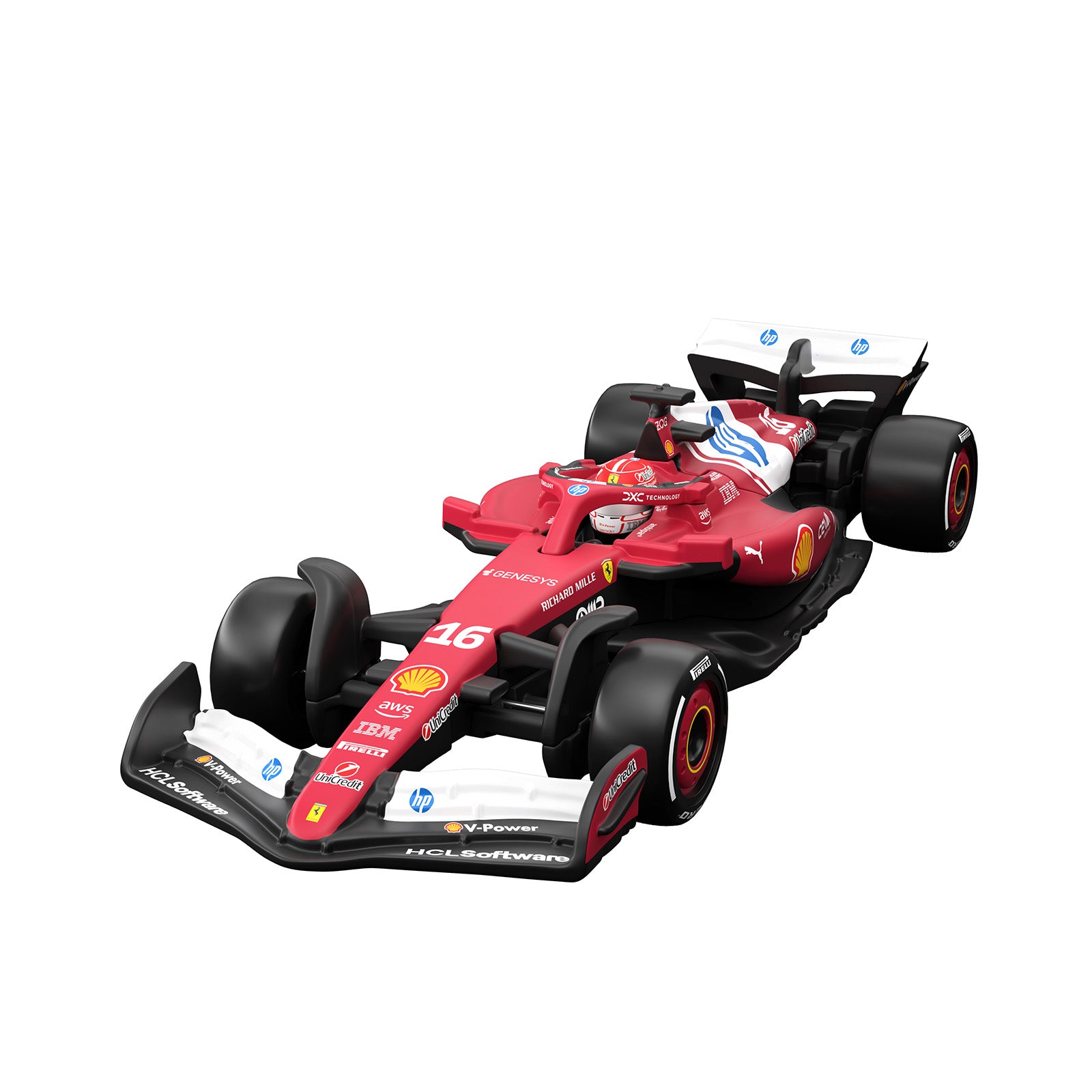 Hot Wheels Premium Collectible Scuderia Ferrari HP Car - Charles Leclerc