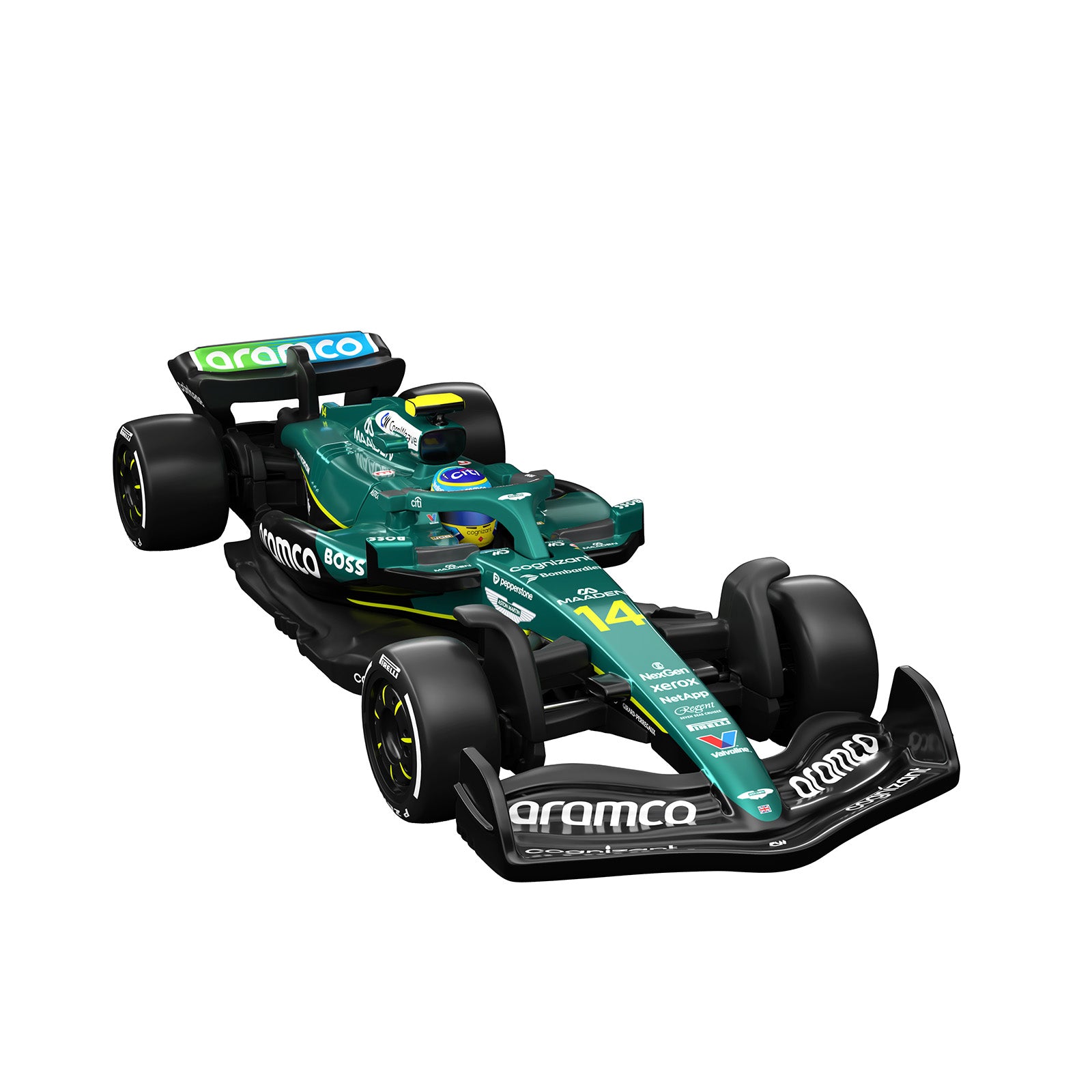 Hot Wheels Premium Collectible Aston Martin Aramco Formula One™ Team Car - Fernando Alonso