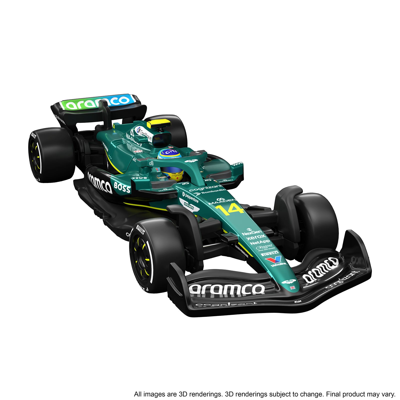 Hot Wheels Premium Collectible Aston Martin Aramco Formula One™ Team Car - Fernando Alonso - PRE-ORDER