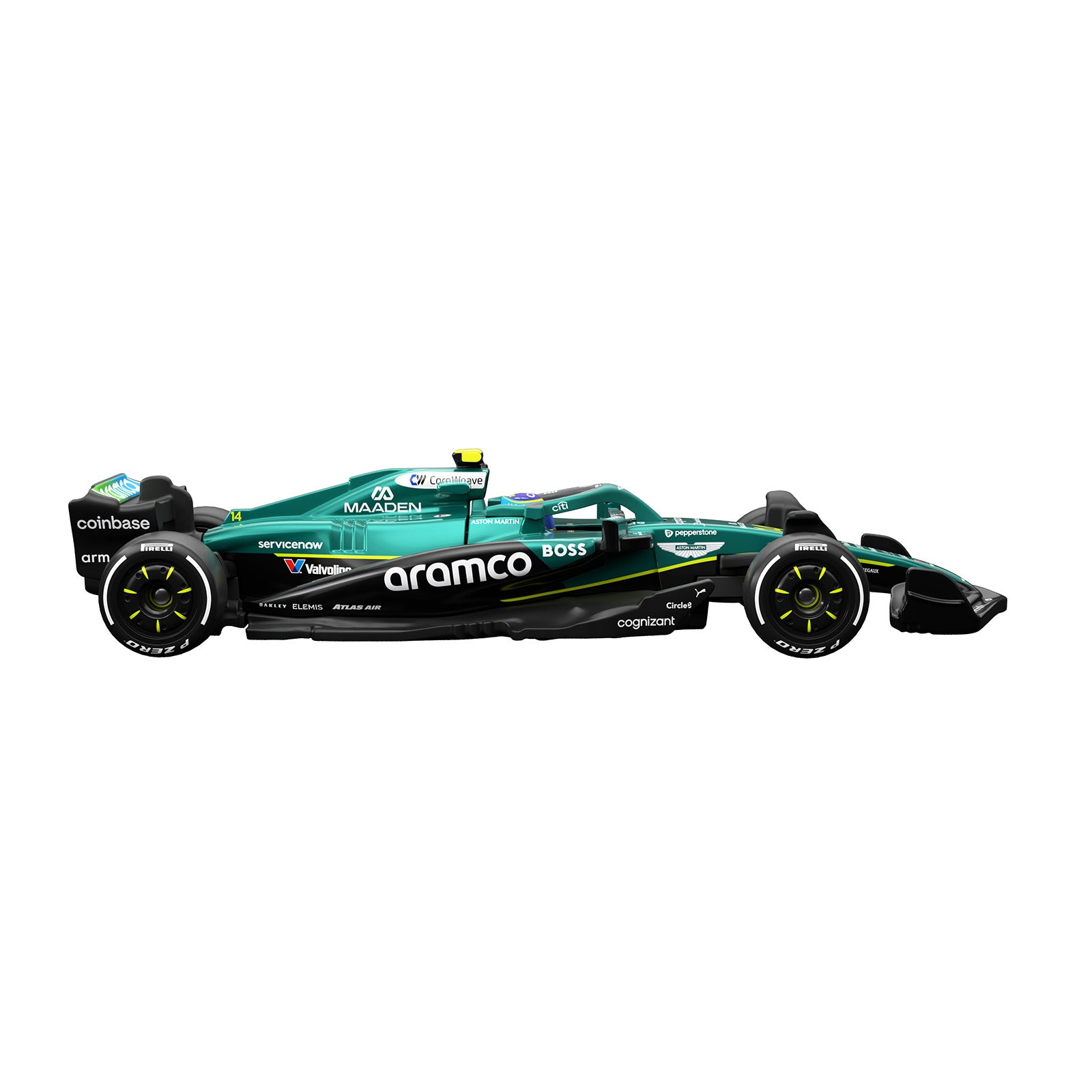 Hot Wheels Premium Collectible Aston Martin Aramco Formula One™ Team Car - Fernando Alonso