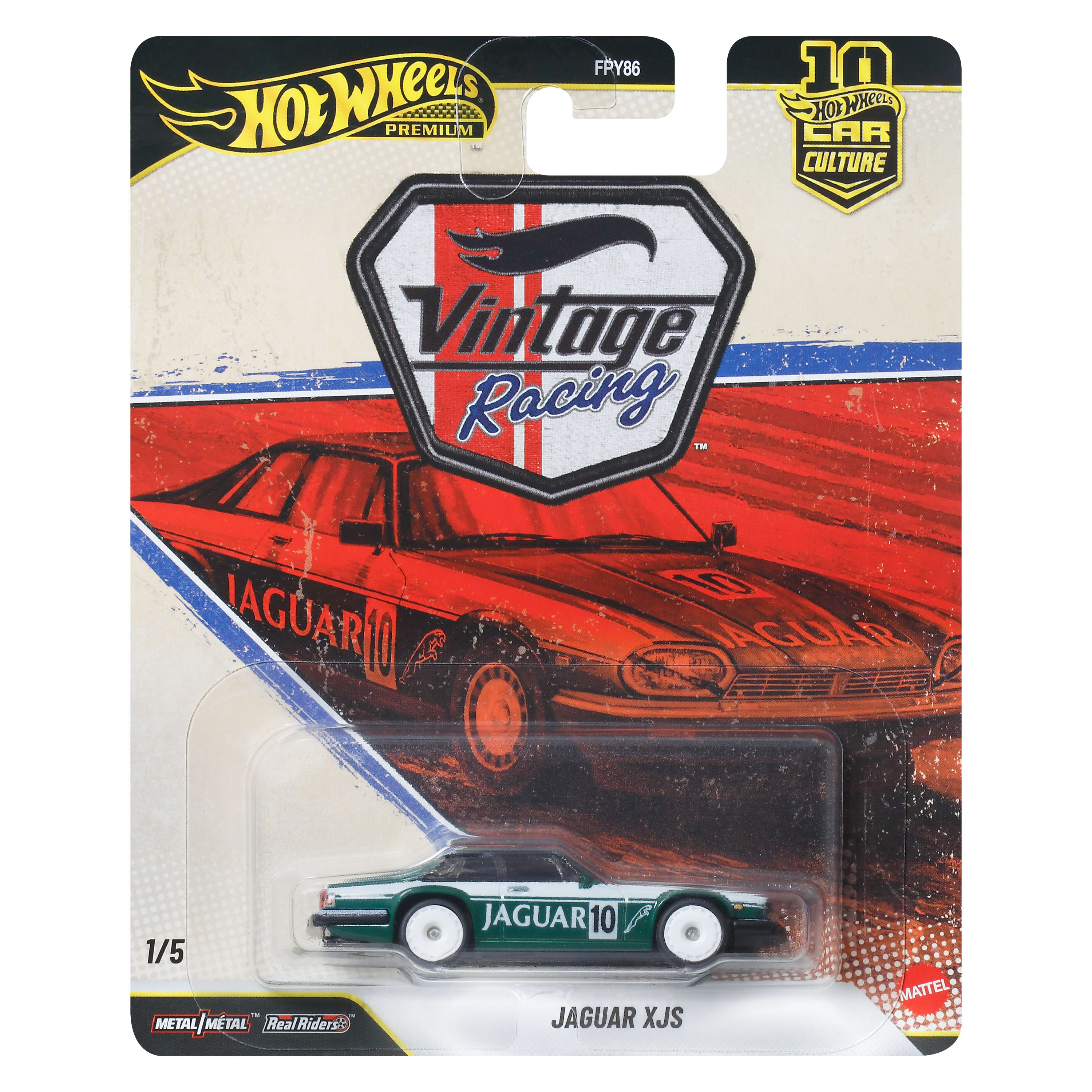 Hot Wheels Car Culture Premium 1:64 Scale Die-Cast Jaguar XJS