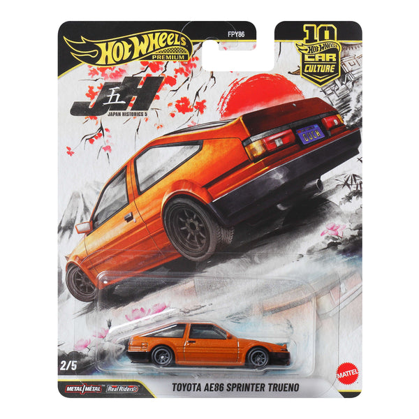 Image for Hot Wheels Car Culture Premium 1:64 Scale Die-Cast Toy Toyota AE86 Sprinter Trueno Product