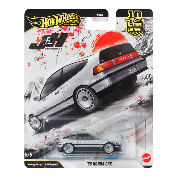 Image for Hot Wheels Car Culture Premium 1:64 Scale Die-Cast Toy ’88 Honda CRX Product