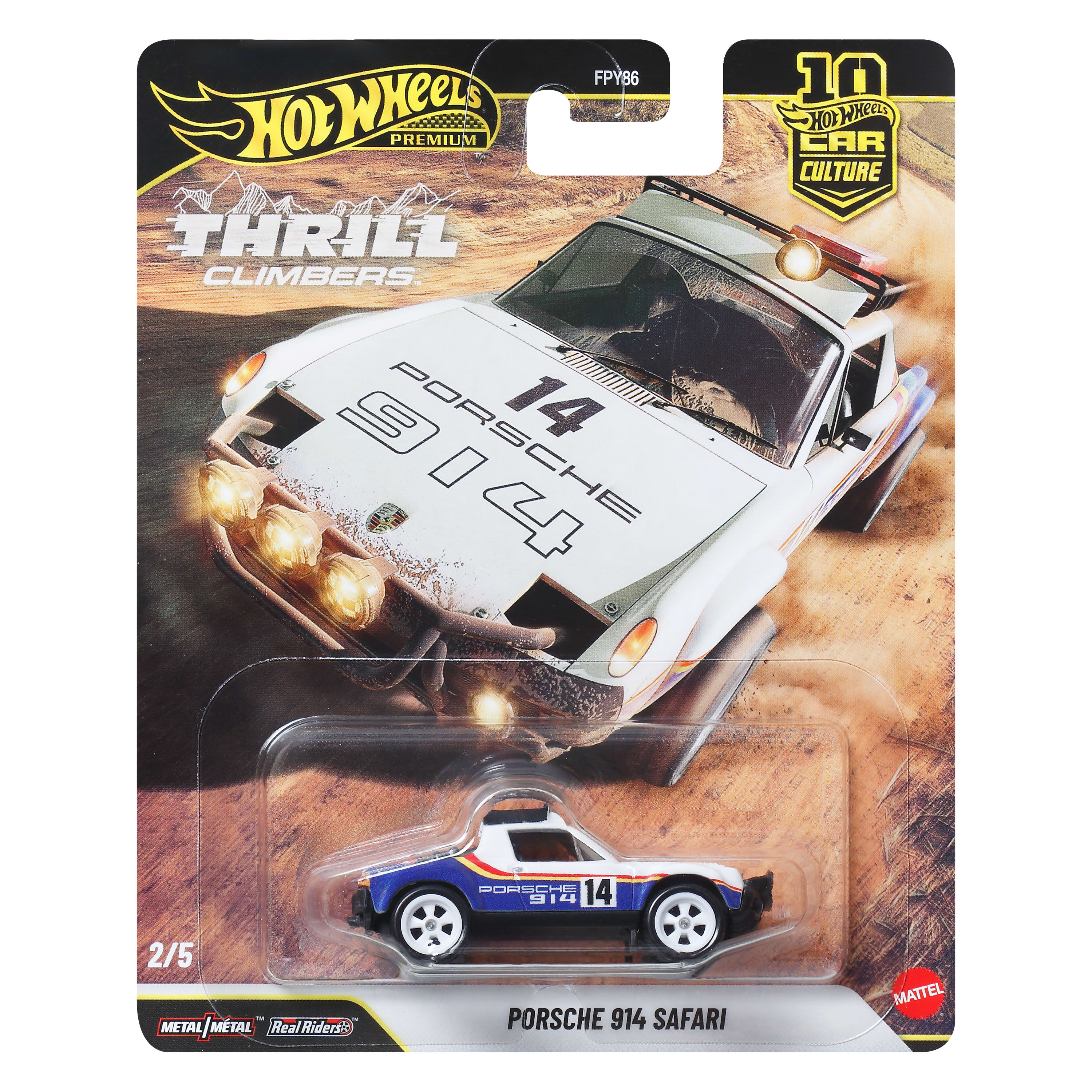 Hot Wheels Car Culture Premium 1:64 Scale Die-Cast Toy Porsche 914