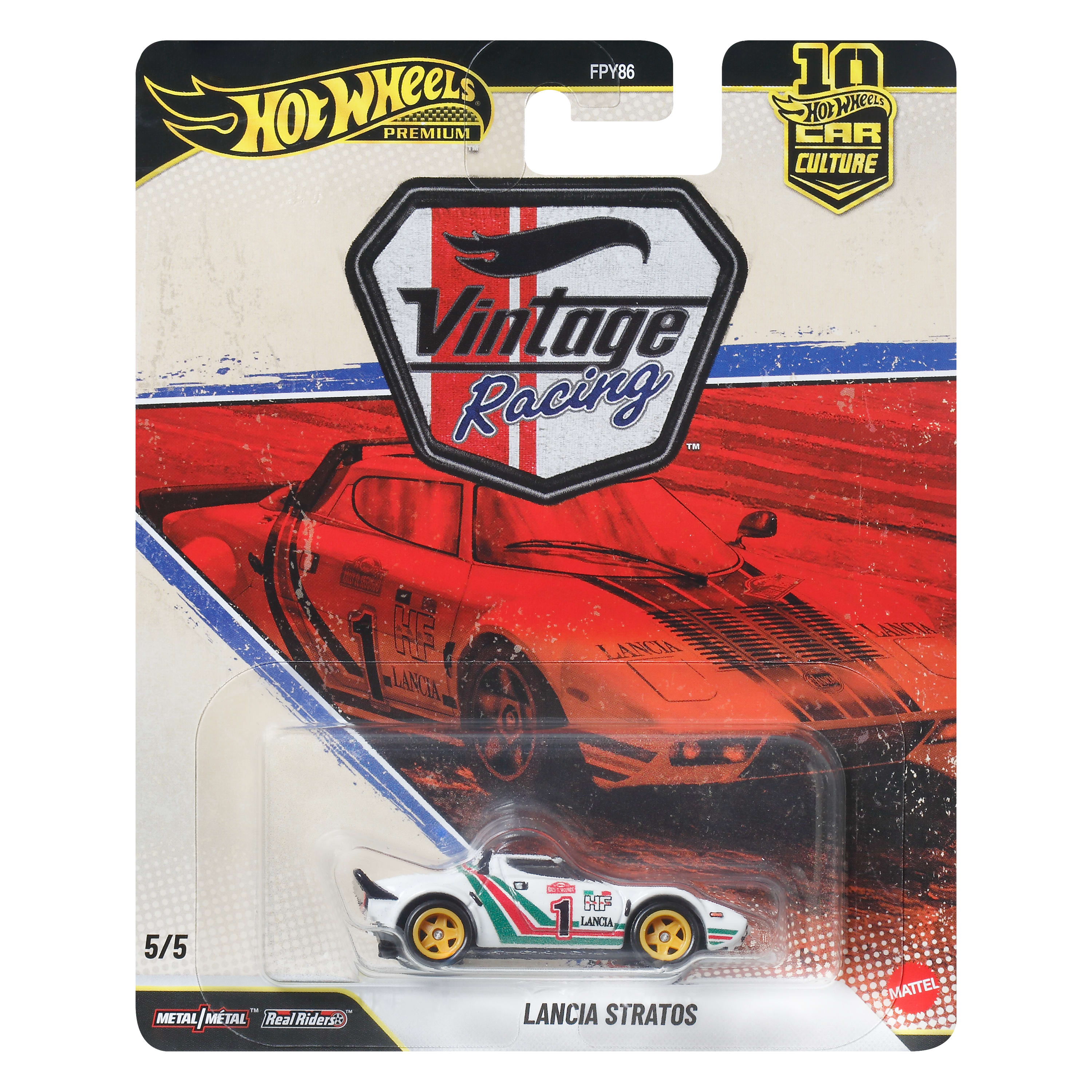 Hot Wheels Car Culture Premium 1:64 Scale Die-Cast Lancia Stratos