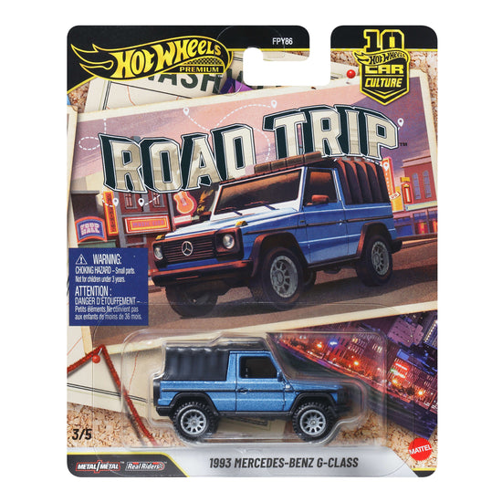 Bundle: Hot Wheels Car Culture Premium 1:64 Scale Die-Cast Toy Road Trip Mix
