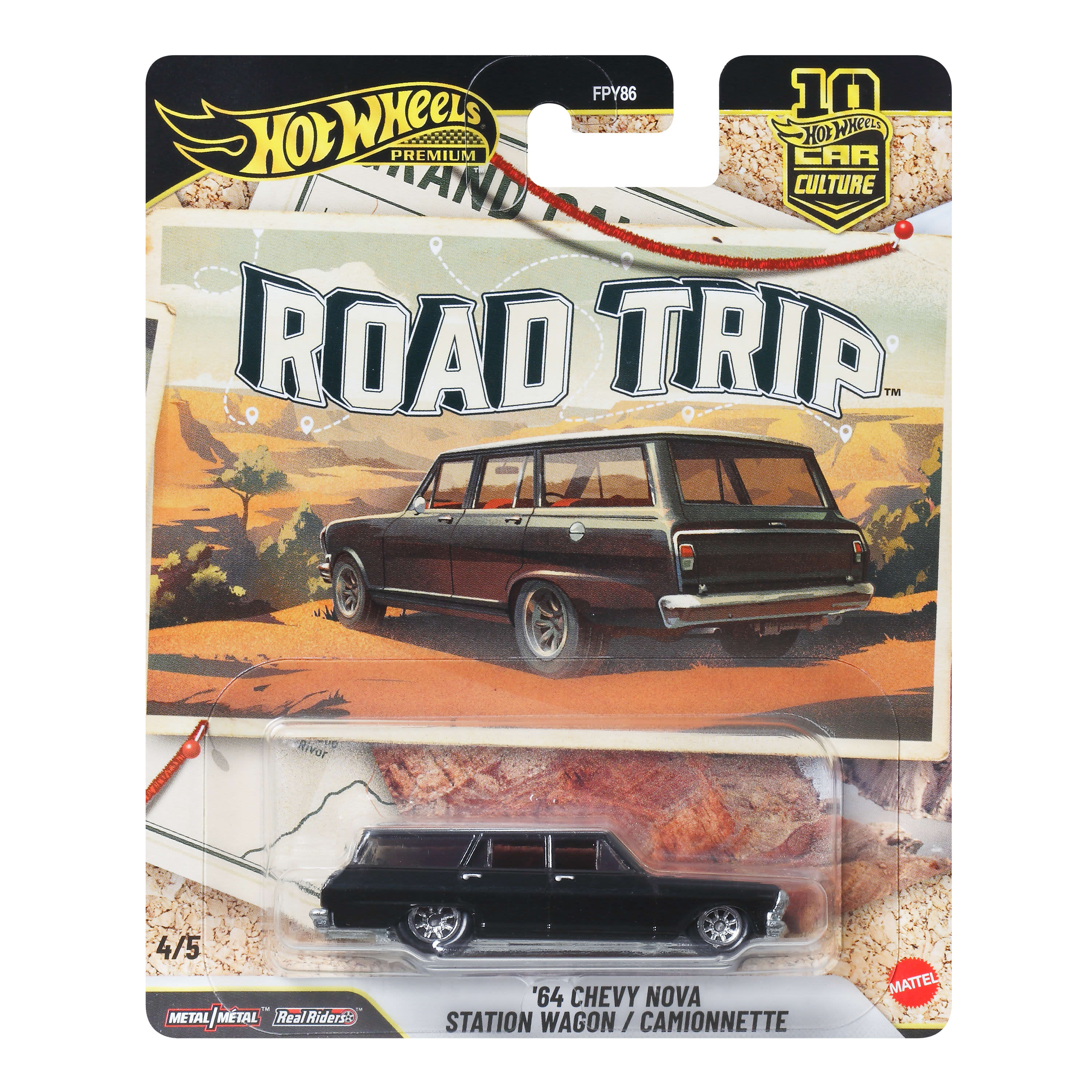 Hot Wheels Car Culture Premium ’64 Chevy Nova Station Wagon