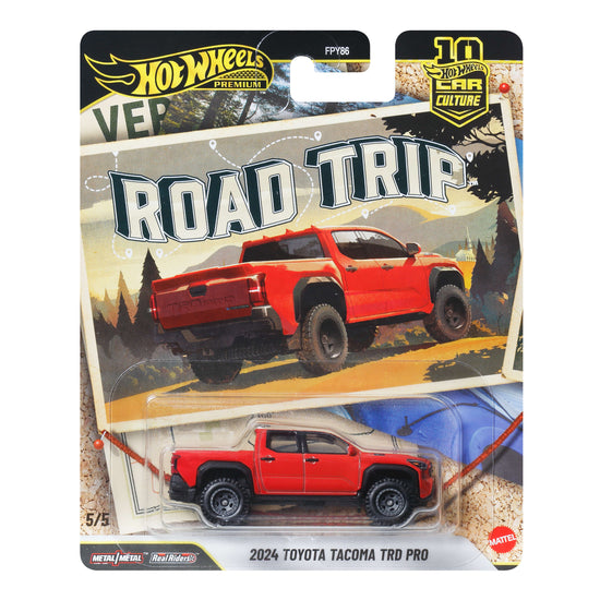 Bundle: Hot Wheels Car Culture Premium 1:64 Scale Die-Cast Toy Road Trip Mix