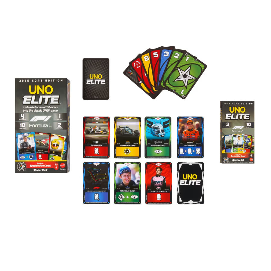 f1 booster box UNO Elite F1® Booster Set – Mattel Creations Australia