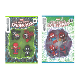 Bundle: Little People Collector Marvel Spider-Man Figure Sets: Issue 1 & 2