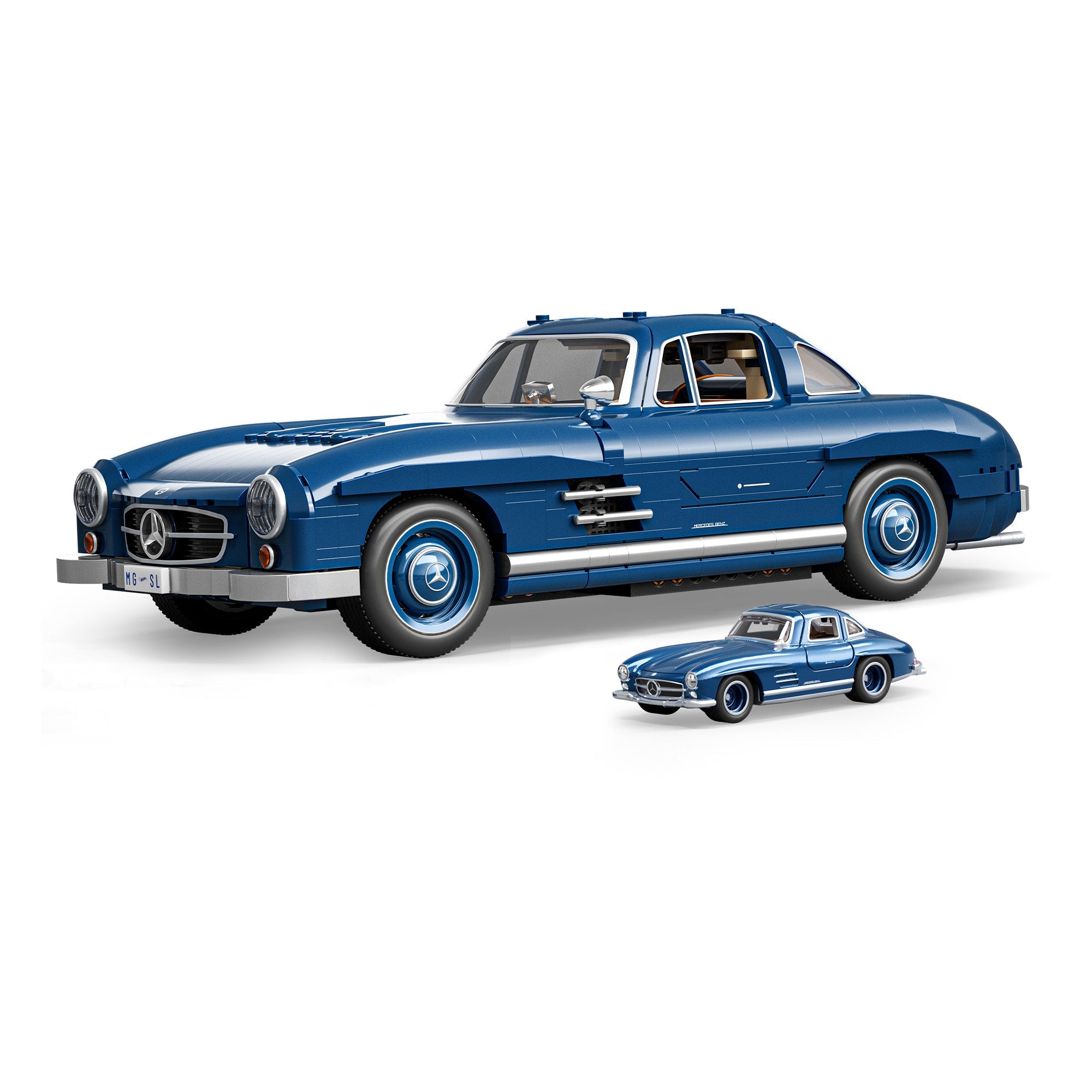 Mattel Brick Shop Hot Wheels Mercedes-Benz 300 SL Building Set