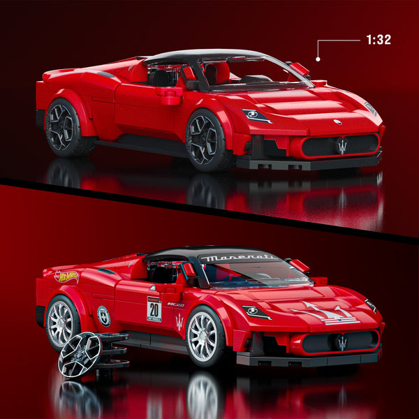 Image for Mattel Brick Shop Hot Wheels Maserati MC20 Building Set Product