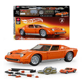 Mattel Brick Shop x Hot Wheels Lamborghini Miura P400 SV Building Collectible Set
