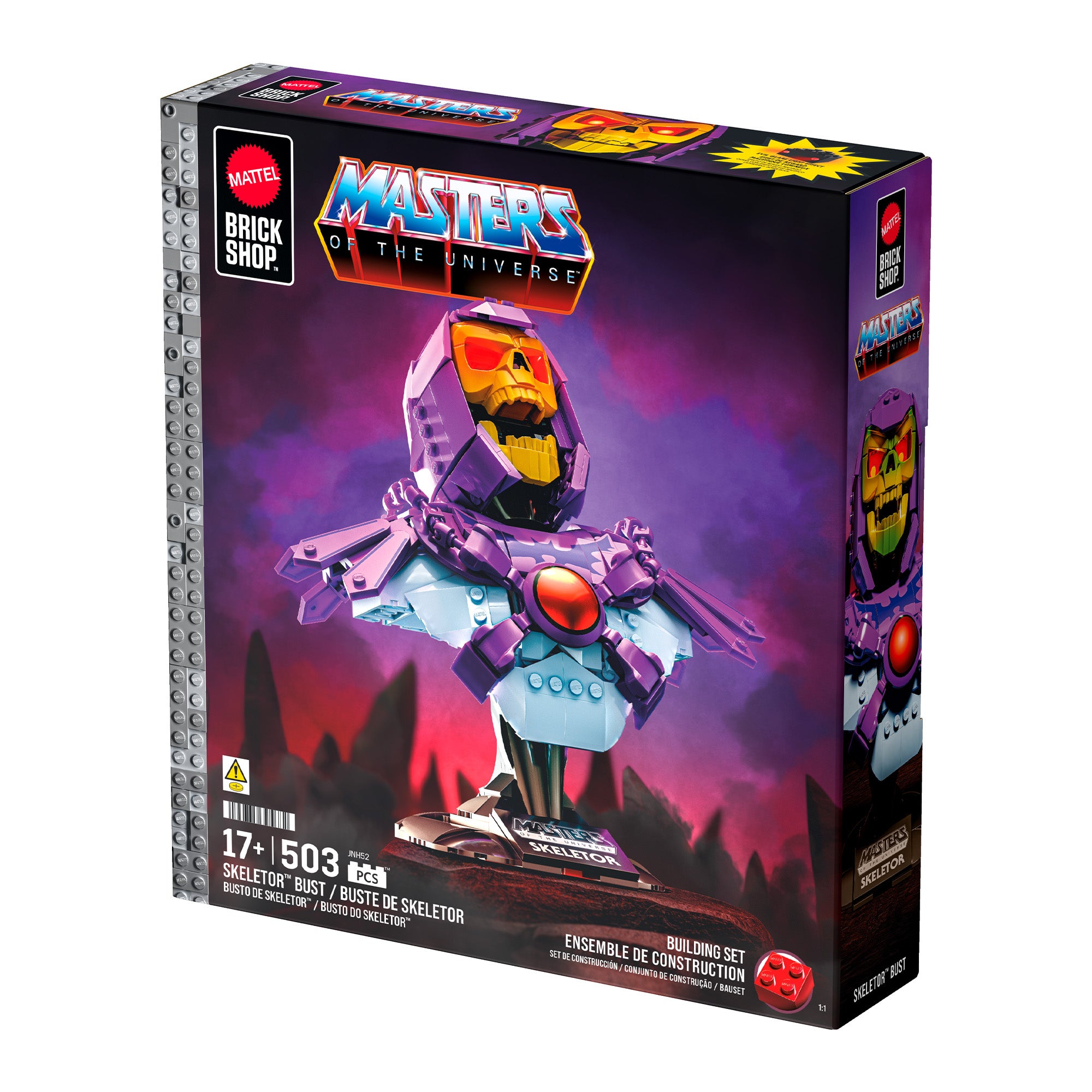 Mattel Brick Shop x Masters of the Universe Buildable Skeletor Bust