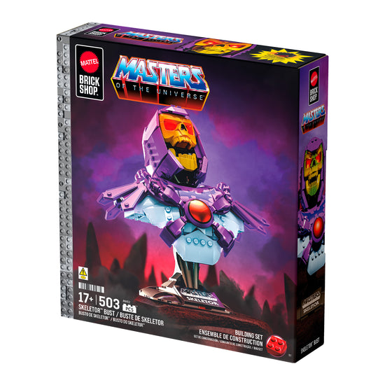 Mattel Brick Shop x Masters of the Universe Buildable Skeletor Bust