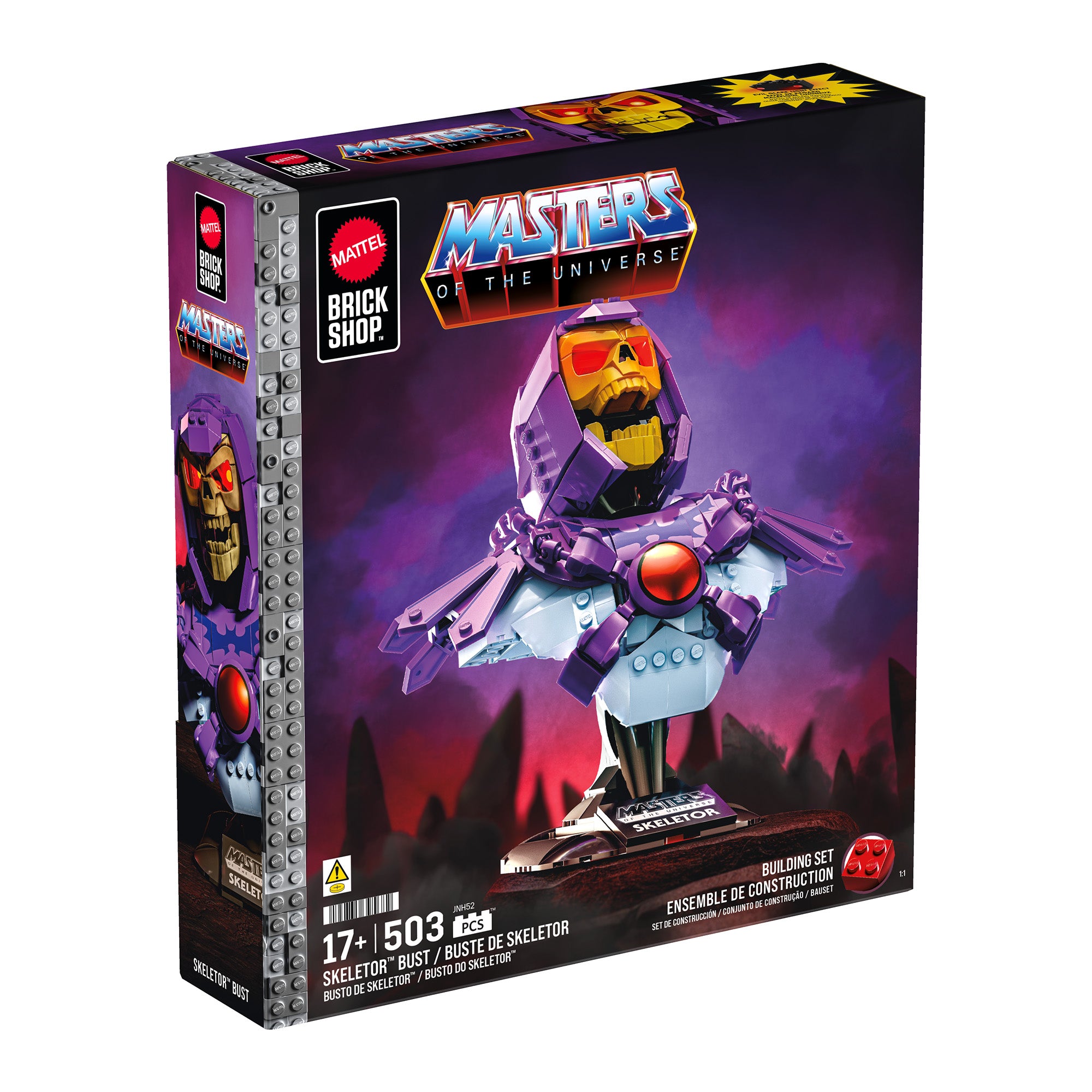 Mattel Brick Shop x Masters of the Universe Buildable Skeletor Bust