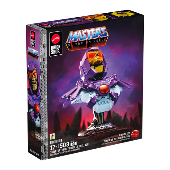 Mattel Brick Shop x Masters of the Universe Buildable Skeletor Bust