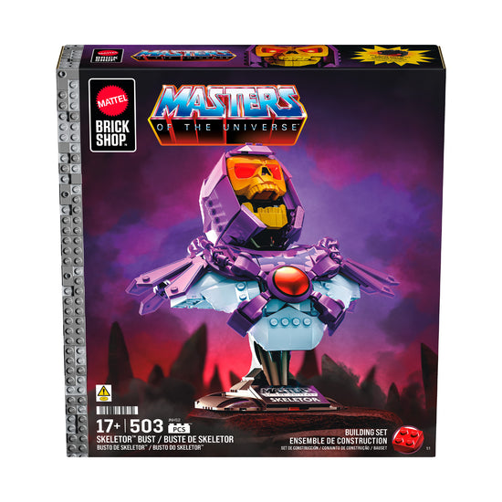 Mattel Brick Shop x Masters of the Universe Buildable Skeletor Bust