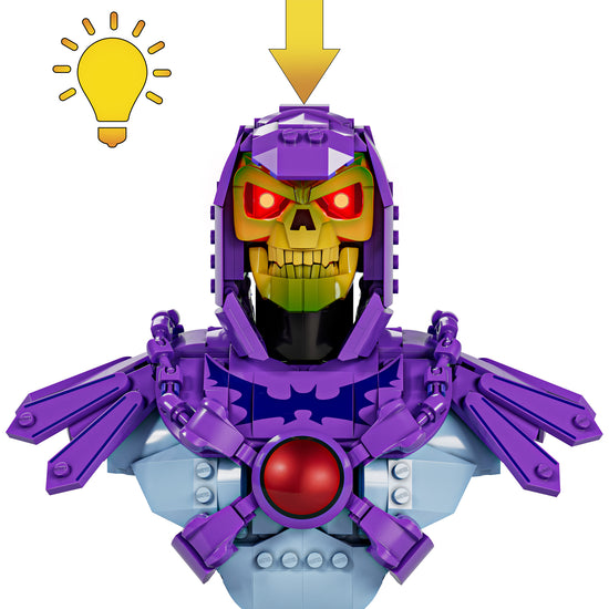 Mattel Brick Shop x Masters of the Universe Buildable Skeletor Bust