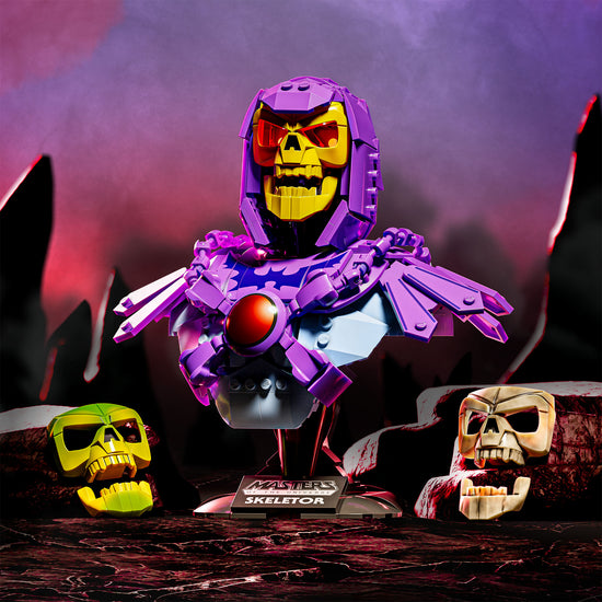 Mattel Brick Shop x Masters of the Universe Buildable Skeletor Bust